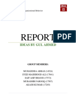 Report On Ideas by Gul Ahmed-Updated