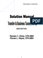 Solution Manual Transfer and Business Tax Gloria and Reyes