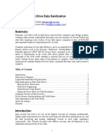 Tutorial On Disk Drive Data Sanitization: Gfhughes@ucsd - Edu