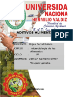 Aditivos Alimentarios