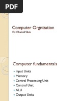 Computer Orgnization: Dr. Chaitali Shah