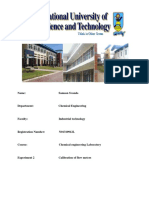 Calibration of Flow Meters Lab Report PDF