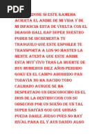 Dragon Ball Rap Super (Letra)