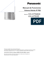 KX-HTS824 KX-HTS32. Manual de Funciones. Sistema Híbrido IP PBX