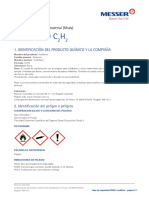 Hoja de Seguridad Msds Acetileno