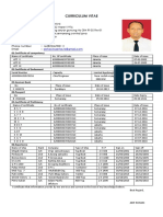 Curriculum Vitae ARIF ROHANI