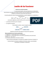 Clasificación de Las Funciones 