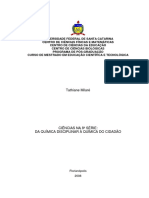 Livro CIÊNCIAS NA 8 SÉRIE: DA QUÍMICA DISCIPLINAR À QUÍMICA DO CIDADÃO