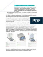 Operaciones Básicas de Laboratorio