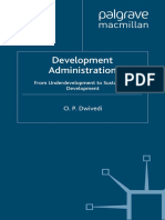 (International Political Economy Series) O. P. Dwivedi-Development Administration - From Underdevelopment To Sustainable Development-Palgrave Macmillan (1994) - 1 PDF