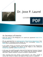 Dr. Jose P Laurel 