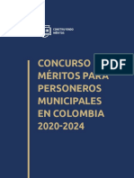 Cartilla 023 Concurso de Meritos para Personeros Municipales en Colombia 2020 2024