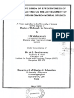 A Comparative Study of Effectiveness of Models of Teaching On The Achievement PDF