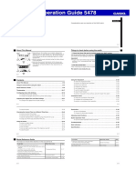 Operation Guide 5478: Things To Check Before Using The Watch About This Manual