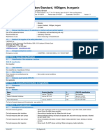 Carbon Standard, 1000ppm, Inorganic: Safety Data Sheet