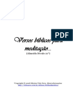 Versos Bíblicos para Meditação - Revisado