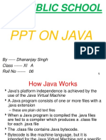 S.V.Public School: PPT On Java