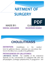 Cholelithiasis Sne