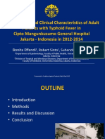 Demographic and Clinical Characteristics of Adult Patients With Typhoid Fever in Cipto Mangunkusumo General Hospital Jakarta - Indonesia in 2012-2014