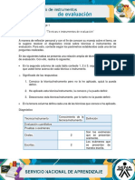 Evidencia Diagnostico Técnicas e Instrumentos de Evaluación