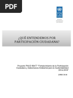 ¿Qué Entendemos Por Participación Ciudadana¿¿ PDF