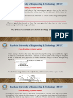 Rajshahi University of Engineering & Technology (RUET) : How Braking System Works?