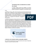 Oficinas de La Mujer en Guatemala