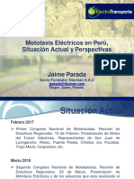 Mototaxis Eléctricos en Perú, Situación Actual y Perspectivas