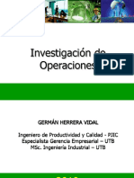 Investigación de Operaciones