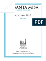 Misal Mensual Agosto 2019