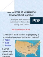 Geography 5 Themes Visual Test