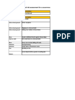 Example of A Completed Risk Assessment For A Accommodation (Hotel Herðubreið)