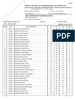 Government College of Engineering Jalgaon (M.S) : Coursewise Grade Report of Laboratory Courses