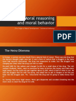 Kohlberg - Moral Reasoning