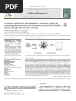 Analytica Chimica Acta: Dandan Jiang, Zheng Li, Qiong Jia