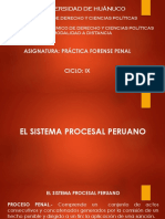 El Sistema Procesal Peruano