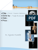 Anatomy, Lecture 7, Thorax &amp Superior Mediastinum (Lecture NOtes)