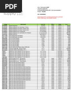 Lista de Precios de Material de Laboratorio