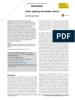 Bioprocess Microfluidics: Applying Microfluidic Devices For Bioprocessing