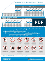 Horarios Villa Ballester Zarate