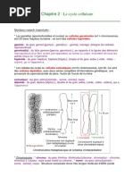 Chapitre 2-Le Cycle Cellulaire