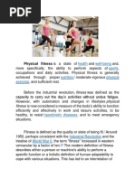 Physical Fitness Is A State Of: Health Well-Being Sports Nutrition Physical Exercise