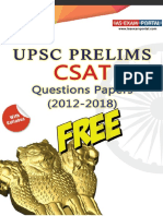 Upsc (Pre) Csat Papers - Ias Exam Portal