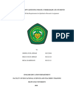 The Effect of Narrow Listening For Efl Undergraduate Students (Fix) - 1