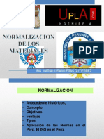 Normalizacion de Los Materiales