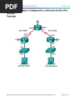 7.2.2.6 Lab - Configuración y Verificación de ACL IPv4