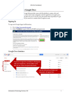 Introduction To Google Docs