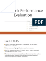 CITIBANK Performance Evaluation