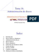 Administración de Discos