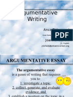 Argument Essay PowerPoint 2